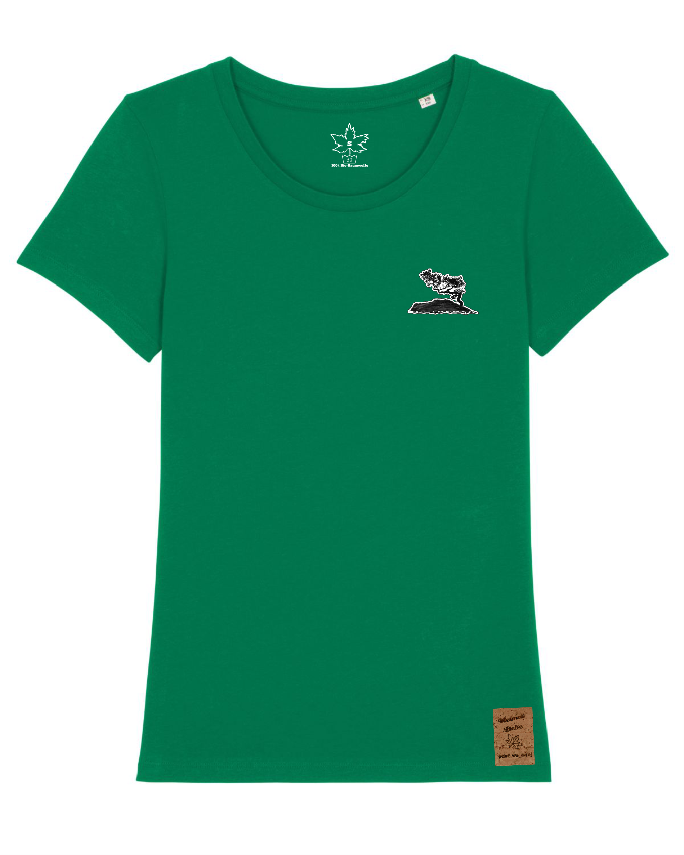 Sächsische Schweiz - Bio Damen Shirt (Backprint)
