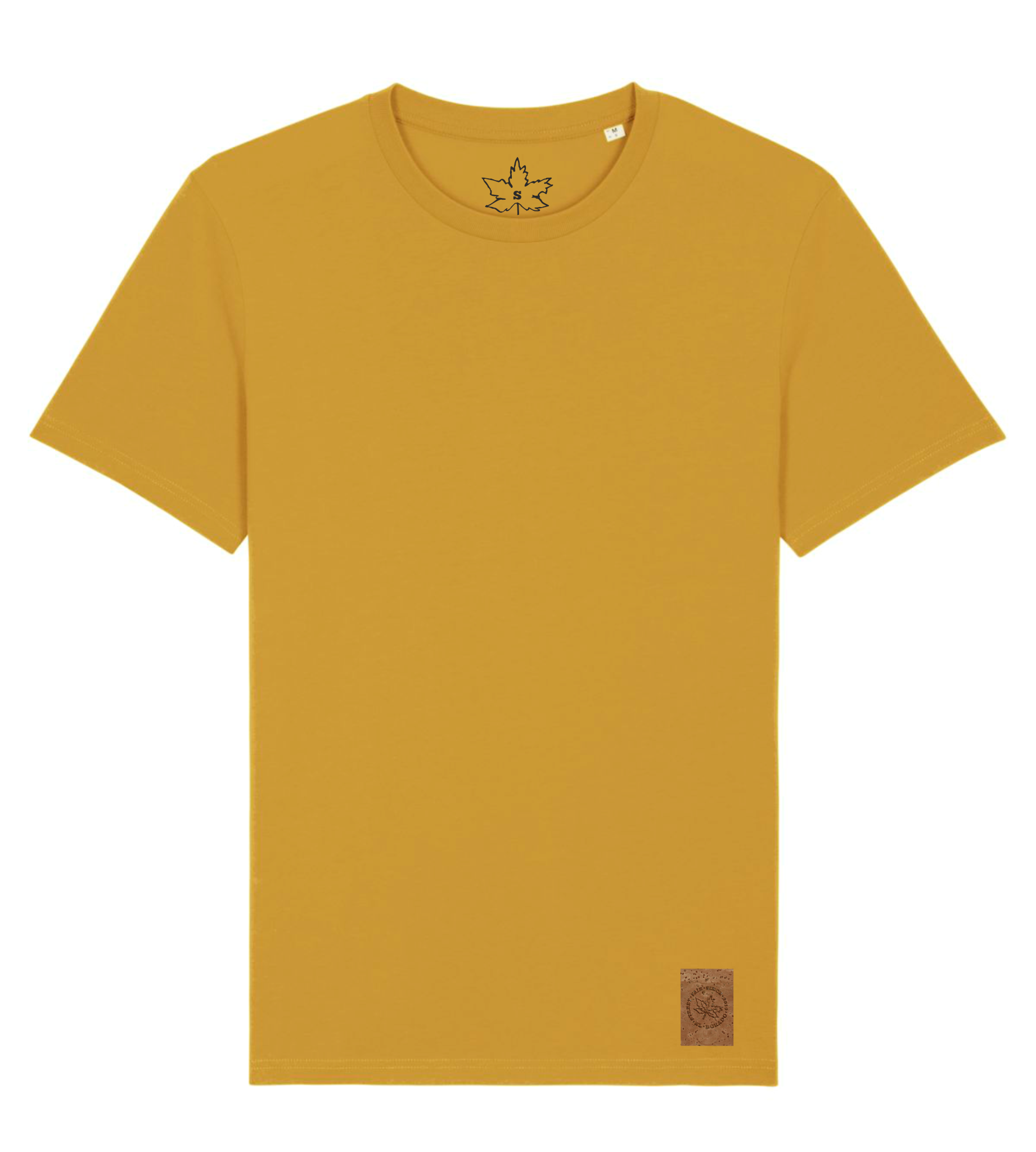 Basic Bio Herren/Unisex T-Shirt - Gelbton